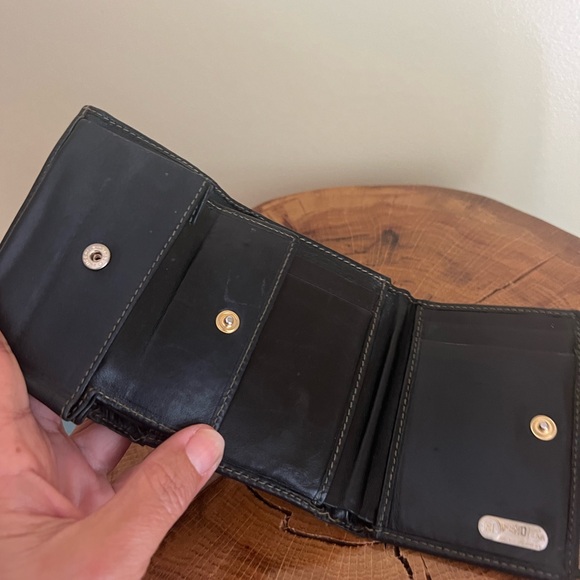 FENDI Block Checkered Trifold Wallet - Picture 6 of 13